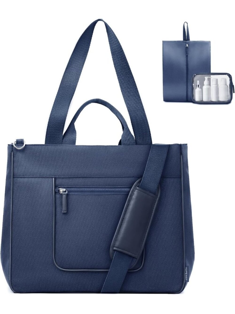 Stylish 3-Piece Travel Tote Set for Women | Large Laptop Bag & Purse